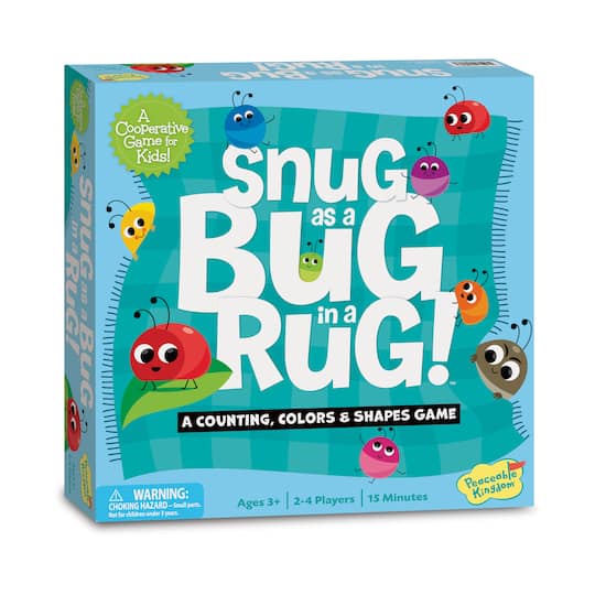 Snug as a Bug in a Rug™ Counting, Colors & Shapes Game By Peaceable Kingdom | Michaels®
